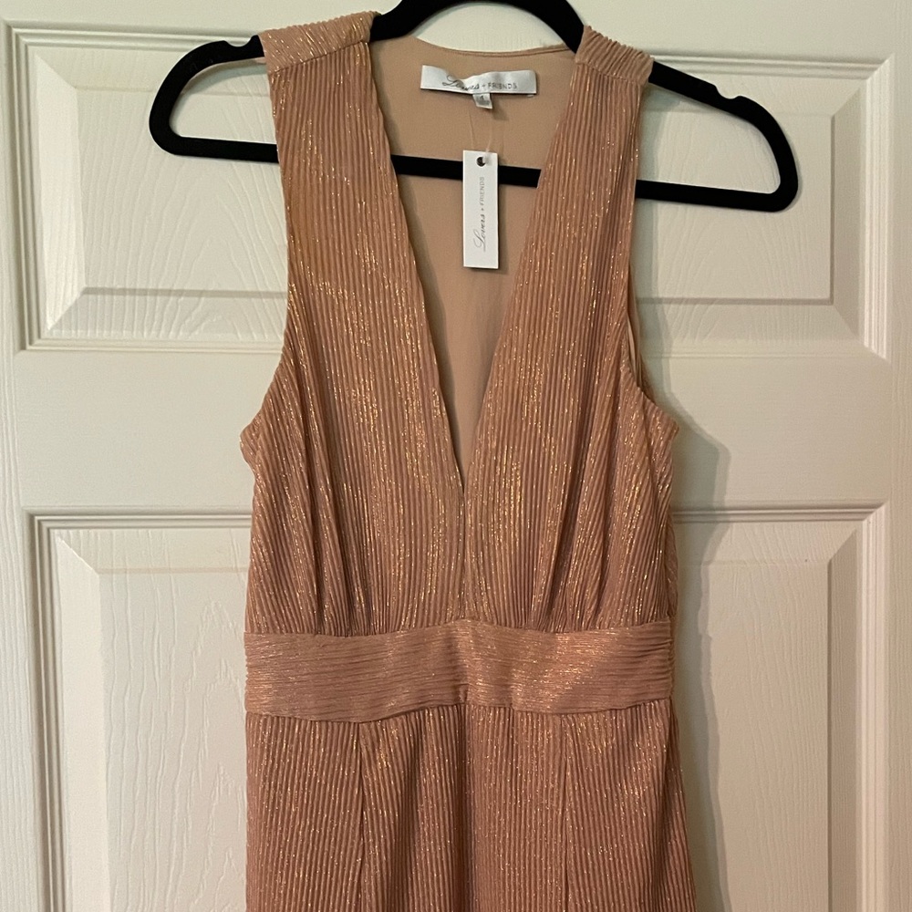 Lovers and Friends new gold gown